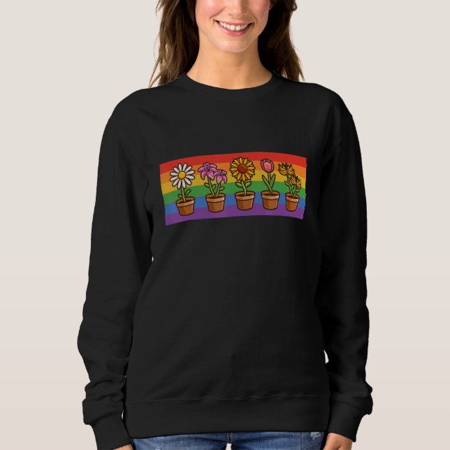 Sudadera Equality Gay Pride Lgbtq Rainbow Transgender Bisex (Anverso)