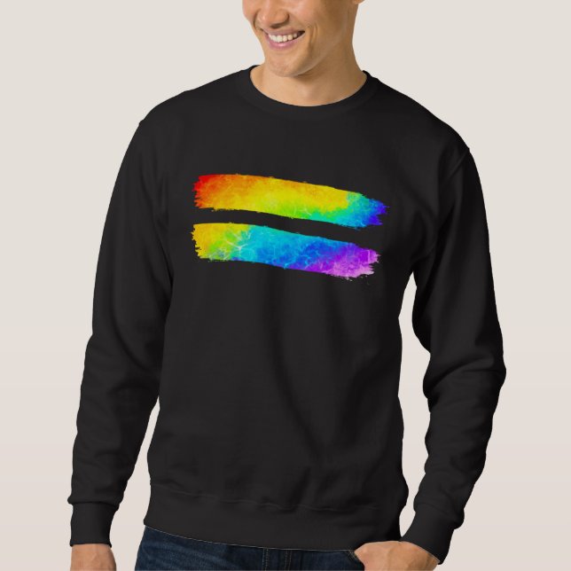 Sudadera Equality LGBT Pride Awareness Month Gay Lesbian LG (Anverso)