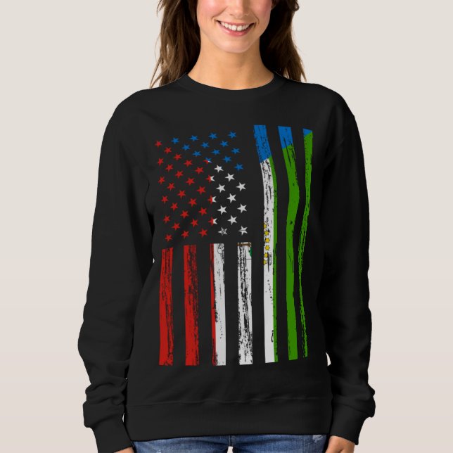 Sudadera Equatorial Guinea Flag America US  Equatorial Guin (Anverso)