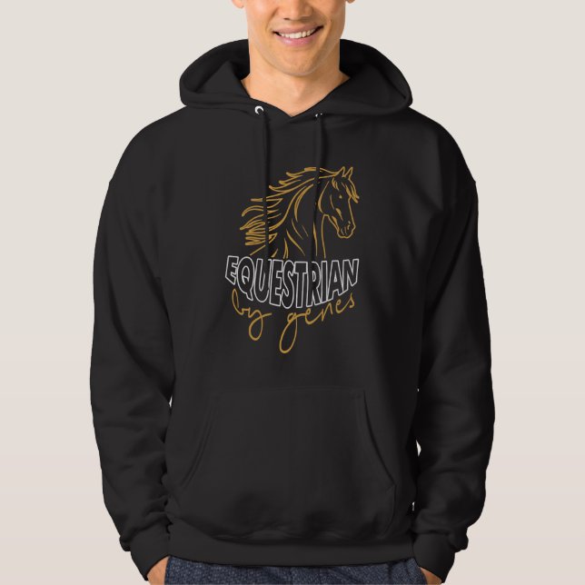 Sudadera Equestrian Big Genes Motivational Equestrianism Sa (Anverso)