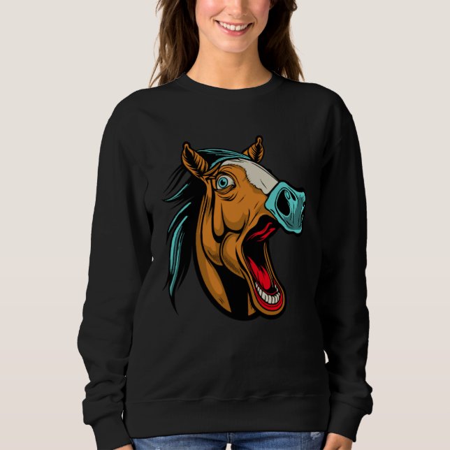 Sudadera Equestrian Horseback  Horse Riding (Anverso)