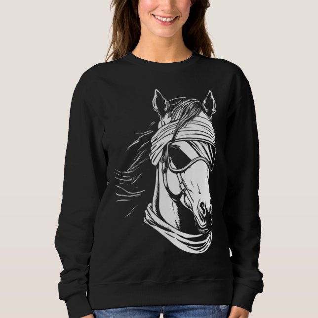 Sudadera Equestrian  Horseback Horse Riding (Anverso)