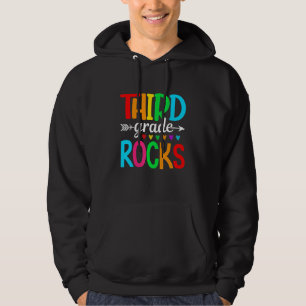 Sudadera Equipo 3er Grado Hola Tercer Grado Rocks Vuelta Al
