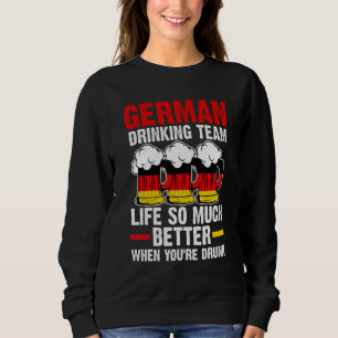 Sudadera Equipo alemán de bebida vida Alemania equipo de be