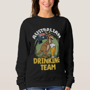 Sudadera Equipo australiano de bebidas Bandera australiana