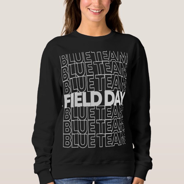 Sudadera Equipo azul del Día de Campo 1 (Anverso)