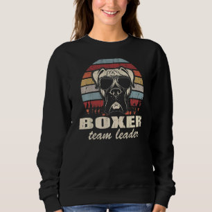 Sudadera Equipo Boxer Líder de Guay Dog Sungafas Vintage Re