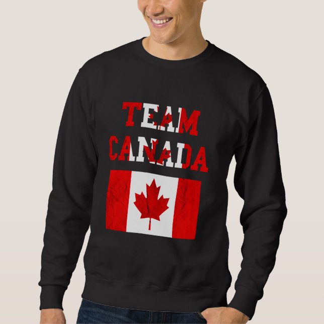 Sudadera Equipo canadiense de fútbol de hoja de arce de Can (Anverso)