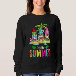 Sudadera Equipo Cute Kids Gnome Hello Summer