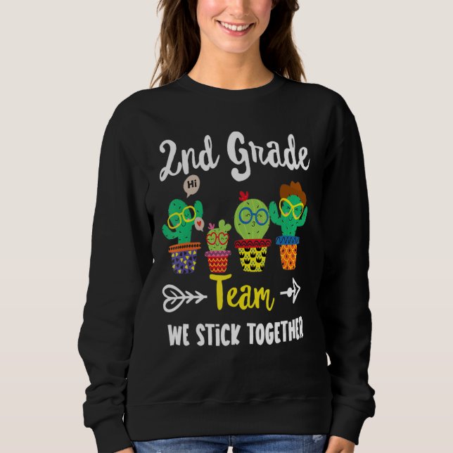 Sudadera Equipo de 2º grado Cactus Crew 2º grado Squa (Anverso)