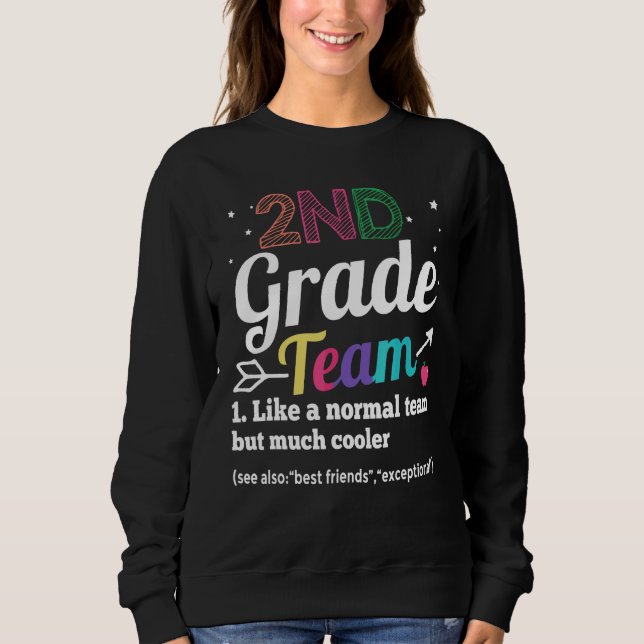 Sudadera Equipo de 2do Grado Como Un Equipo Normal Pero Muc (Anverso)