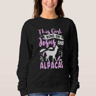 Sudadera Equipo De Alpaca Para Las Chicas De Llama Appara
