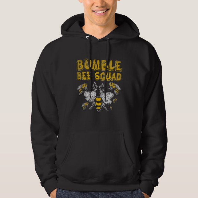 Sudadera Equipo de amigos Bumble Bee Squad Bumblebee (Anverso)