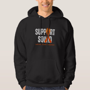 Sudadera Equipo de Apoyo Cinta Naranja Conciencia de la Leu