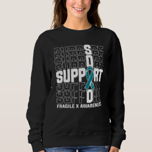 Sudadera Equipo de Apoyo Síndrome de Conciencia X Frágil
