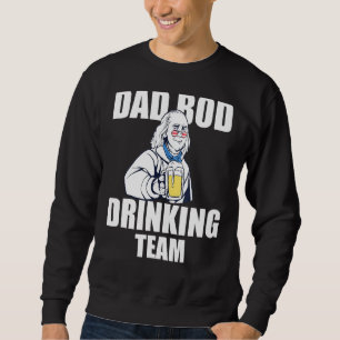 Sudadera Equipo de Bebida de Cerveza Dad Bod 4 de Julio Ban