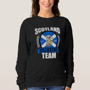 Sudadera Equipo de Bebida de Escocia  Bandera Escocesa Cerv