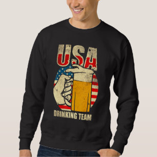 Sudadera Equipo De Bebida De Estados Unidos Fiesta De Cerve