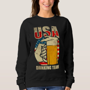Sudadera Equipo De Bebida De Estados Unidos Fiesta De Cerve