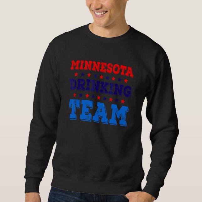 Sudadera Equipo de bebida de Minnesota Orgullo estatal  Cer (Anverso)
