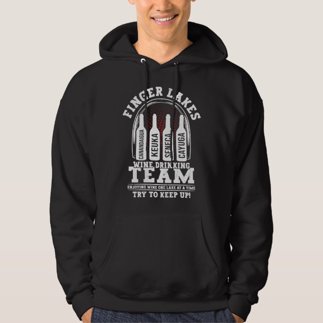 Sudadera Equipo De Bebida De Vino (Anverso)