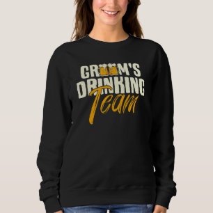 Sudadera Equipo de Bebida del Novio Despedida de Soltero Bo