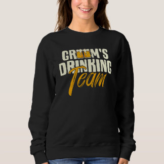 Sudadera Equipo de Bebida del Novio Despedida de Soltero Bo