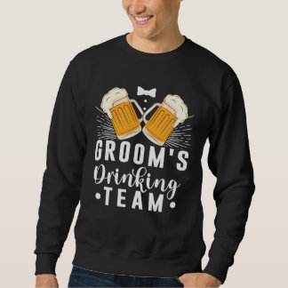 Sudadera Equipo de Bebida del Novio Fiesta de Solteros Boda