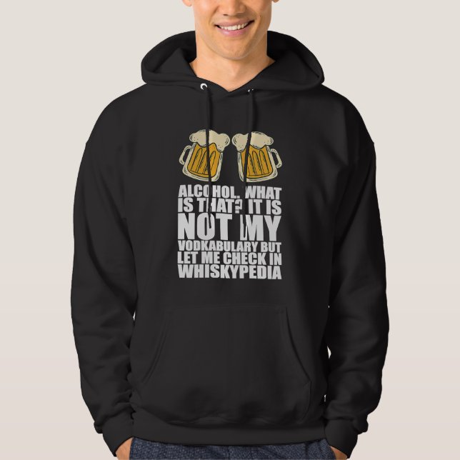 Sudadera Equipo de bebidas alcohólicas (Anverso)