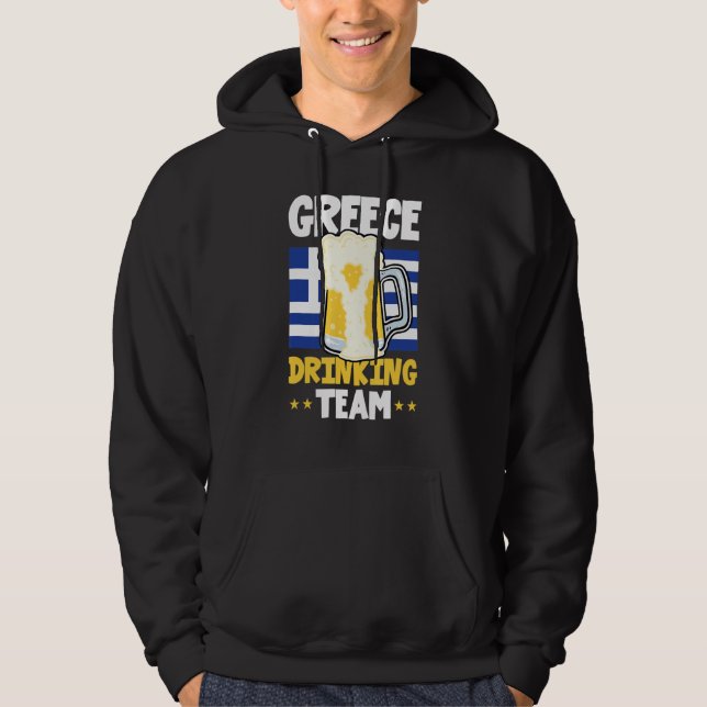 Sudadera Equipo de bebidas de Grecia (Anverso)