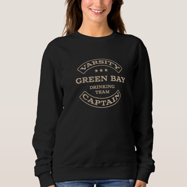 Sudadera Equipo de Bebidas de Green Bay Capitán Wisconsin B (Anverso)