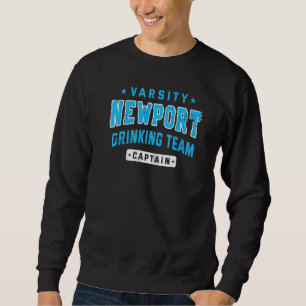 Sudadera Equipo de Bebidas de Newport Capitán Beer Craft Be