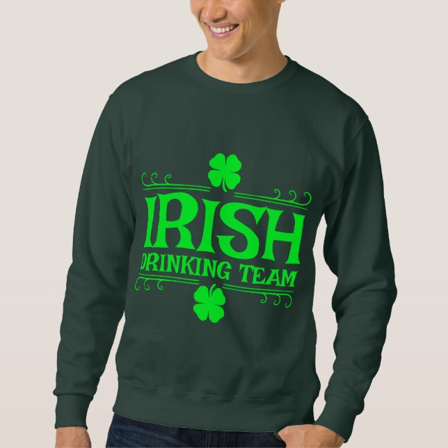 Sudadera Equipo de bebidas irlandés (Anverso)