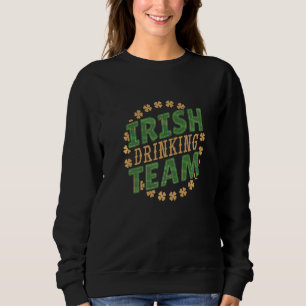 Sudadera Equipo de bebidas irlandés St Patricks Day Clever 
