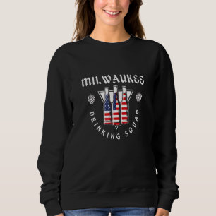 Sudadera Equipo de bebidas Milwaukee Capitán Wisconsin Craf