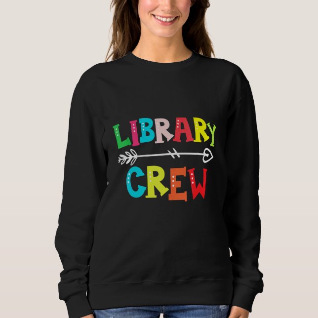 Sudadera Equipo De Biblioteca Estudiante Primer Día De La E (Anverso)