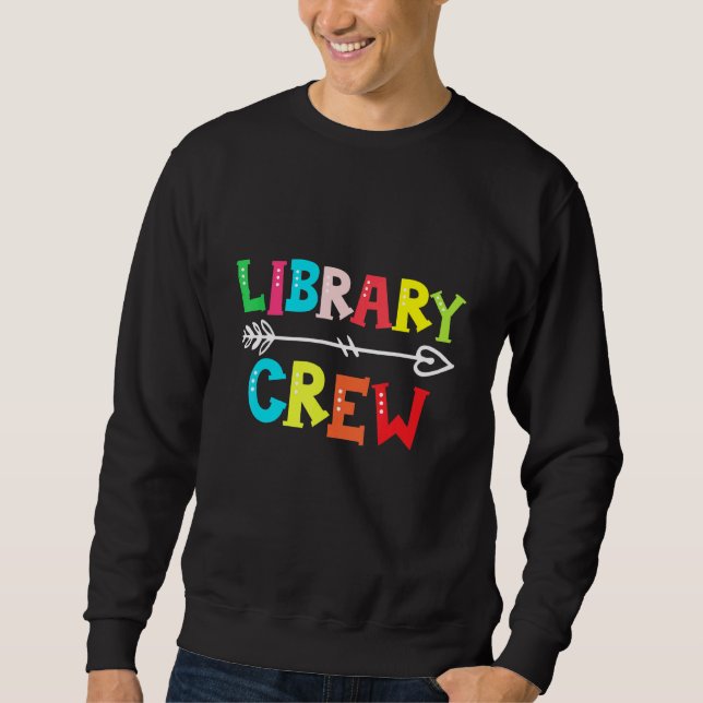 Sudadera Equipo De Biblioteca Estudiante Primer Día De La E (Anverso)