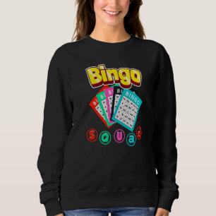 Sudadera Equipo de Bingo Lotería Humor Tarjeta Ganadora Afo