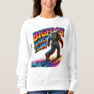 Sudadera Equipo de búsqueda de Bigfoot Sasquatch en senderi