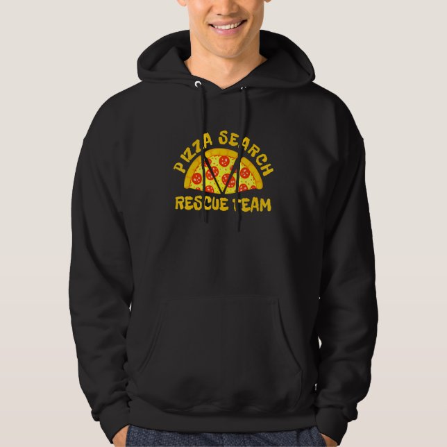 Sudadera Equipo de búsqueda de Pizza Equipo de rescate de c (Anverso)