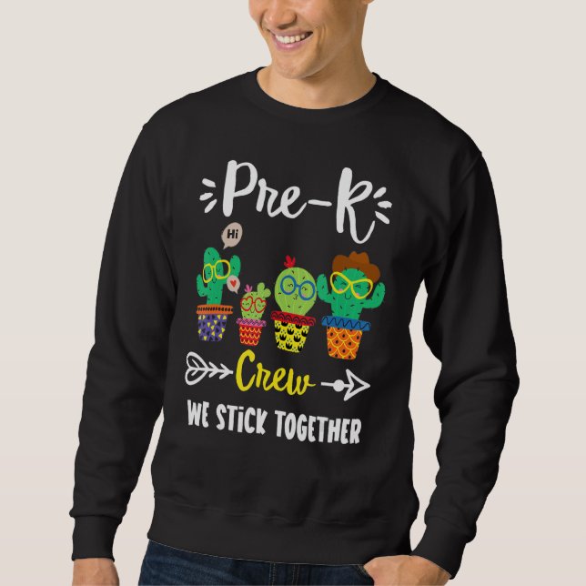 Sudadera Equipo de Cactus de la Escuela de Precios de K (Anverso)