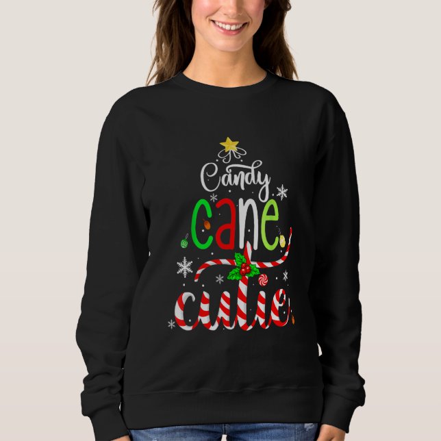 Sudadera Equipo de Caramelo de Navidad  Caramelo de Navidad (Anverso)