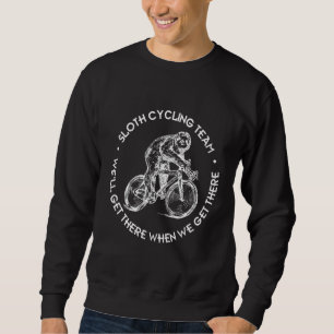 Sudadera Equipo de ciclismo lento Chiste ciclista lento