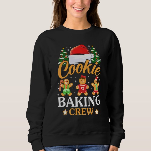 Sudadera Equipo De Cocina Para Navidades De Baker Xmas (Anverso)