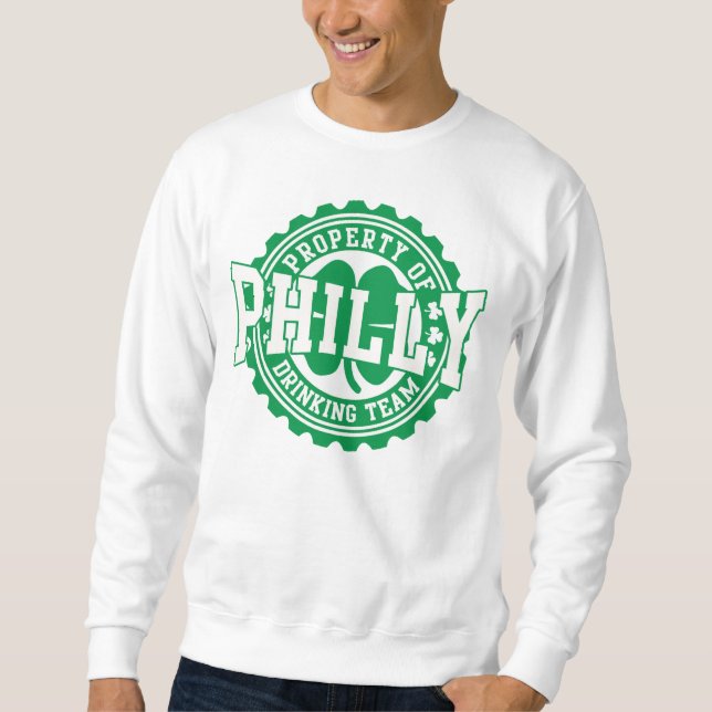 Sudadera Equipo de consumición del irlandés de Philly (Anverso)