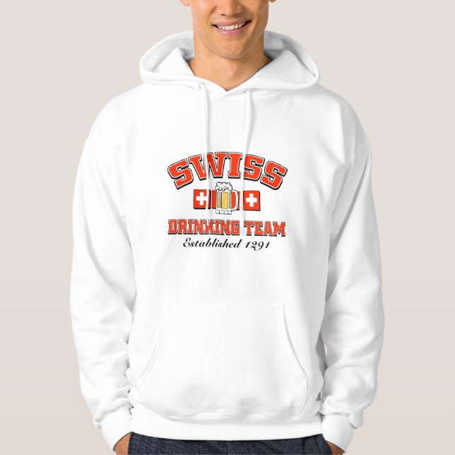 Sudadera Equipo de consumición suizo (Anverso)