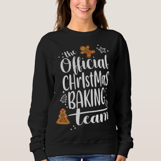 Sudadera Equipo de creadores de cocina de navidades Cute Gi (Anverso)