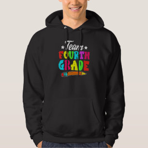 Sudadera Equipo de cuarto grado lindo de vuelta a la escuel