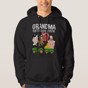 Sudadera Equipo de Cumpleaños de la Abuela Animales de Gran
