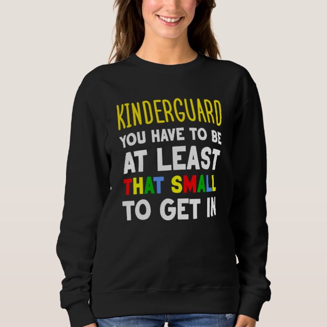 Sudadera Equipo De Enseñanza Preescolar Bouncer De Segurida (Anverso)